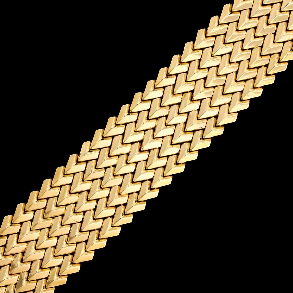 18K Yellow Gold Estate Fancy Link Bracelet