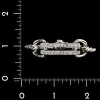 14K White Gold Estate Diamond Bracelet