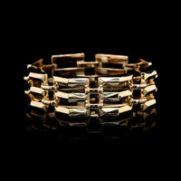 14K Yellow Gold Estate Fancy Link Bracelet