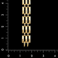 14K Yellow Gold Estate Fancy Link Bracelet