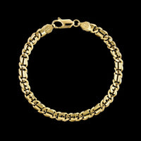 18K Yellow Gold Estate Fancy Link Bracelet