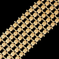18K Yellow Gold Estate Fancy Link Bracelet