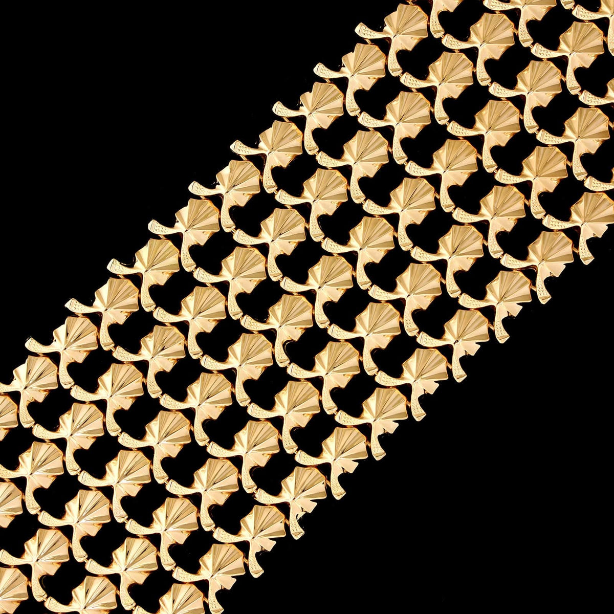 18K Yellow Gold Estate Fancy Link Bracelet