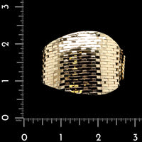 14K Yellow Gold Estate Woven Bangle Bracelet