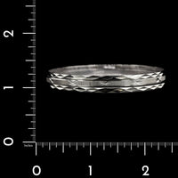 18K White Gold Estate Set of Three Bangle Bracelets