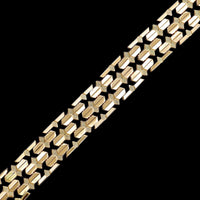 18K Rose Gold Estate Fancy Link Bracelet
