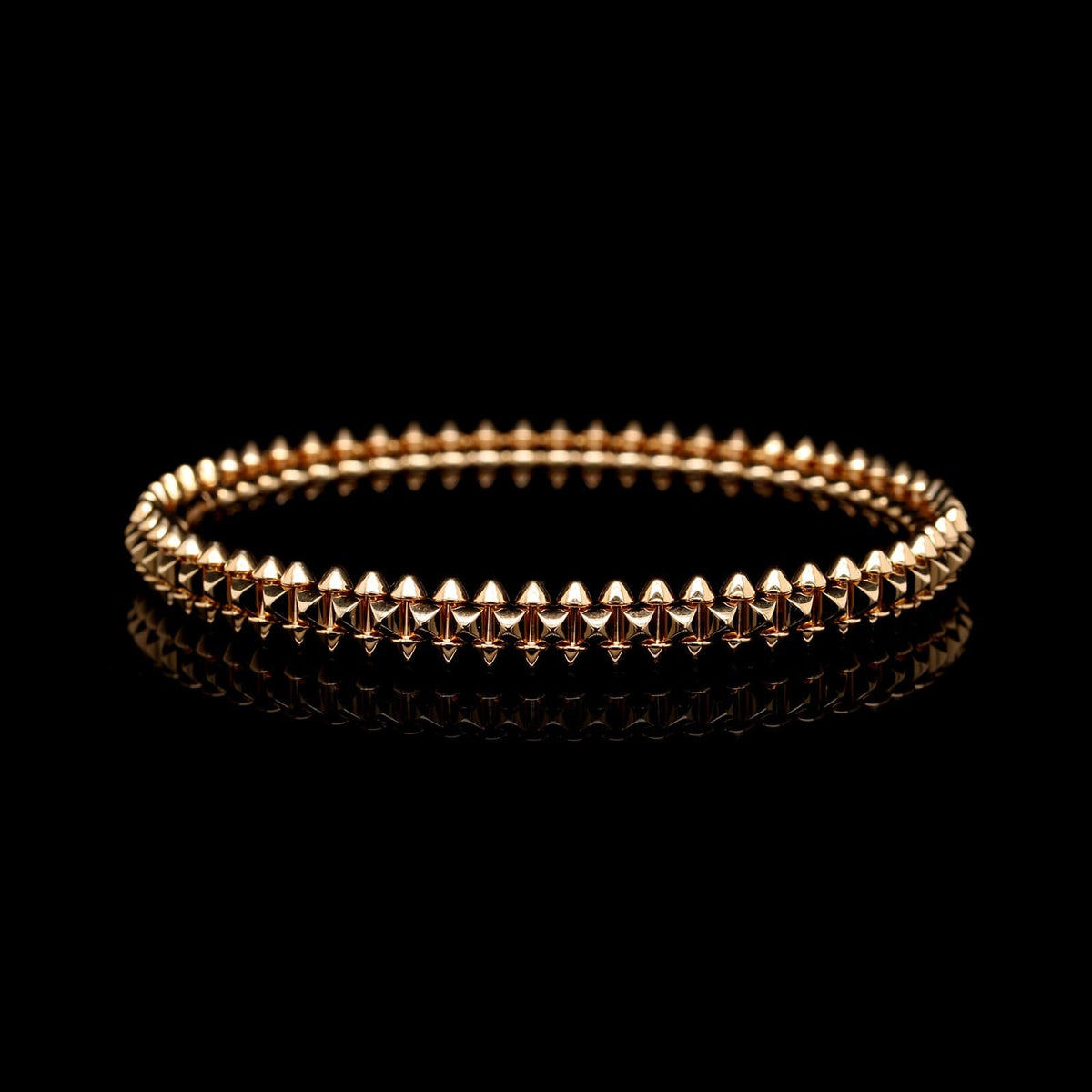Cartier 18K Rose Gold Estate Calsh de Cartier Small Model Bracelet