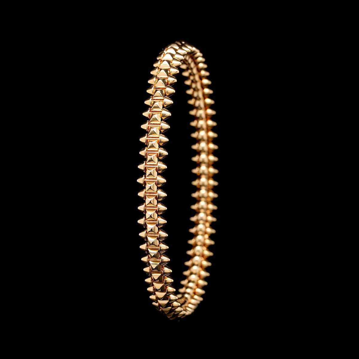 Cartier 18K Rose Gold Estate Calsh de Cartier Small Model Bracelet