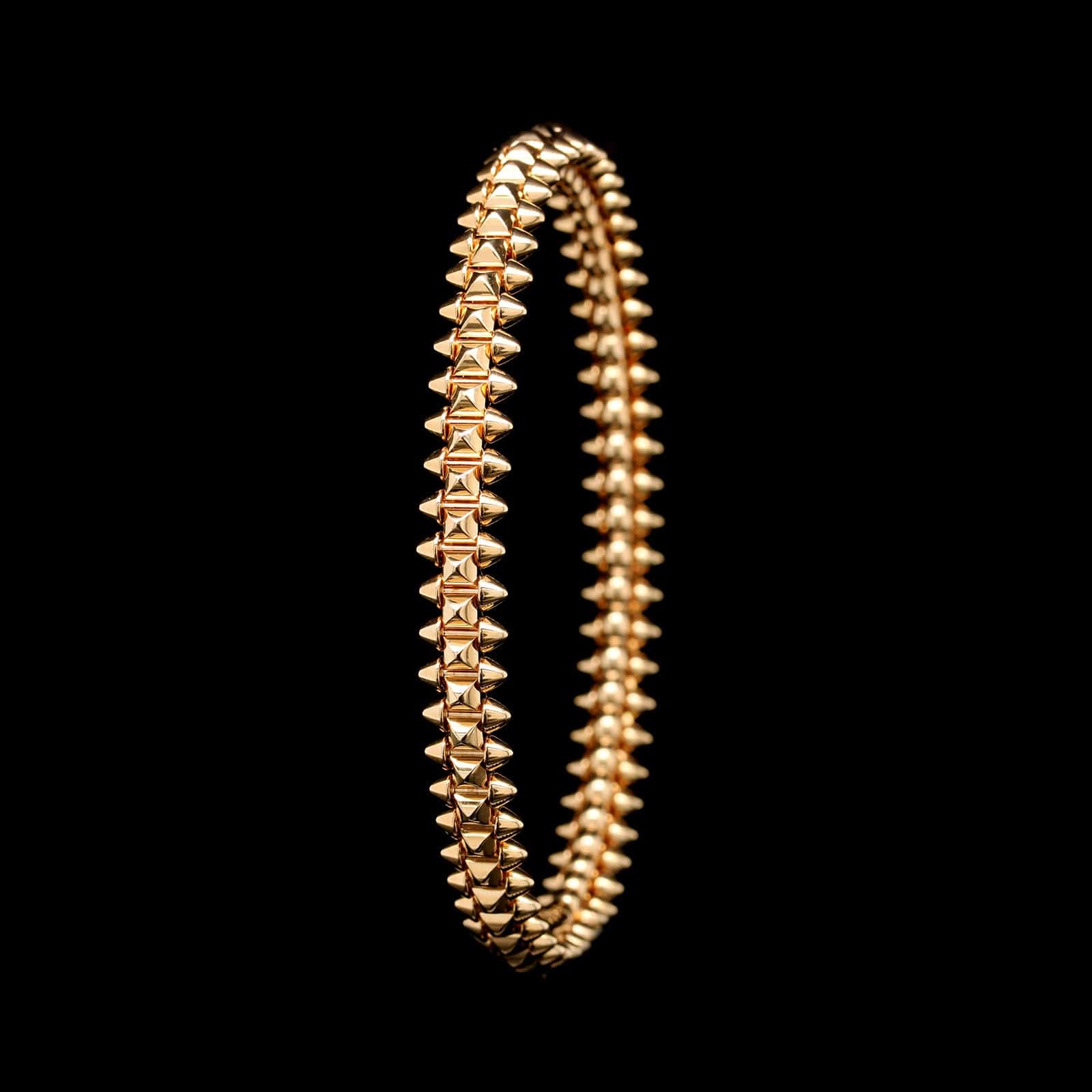 Cartier 18K Rose Gold Estate Calsh de Cartier Small Model Bracelet
