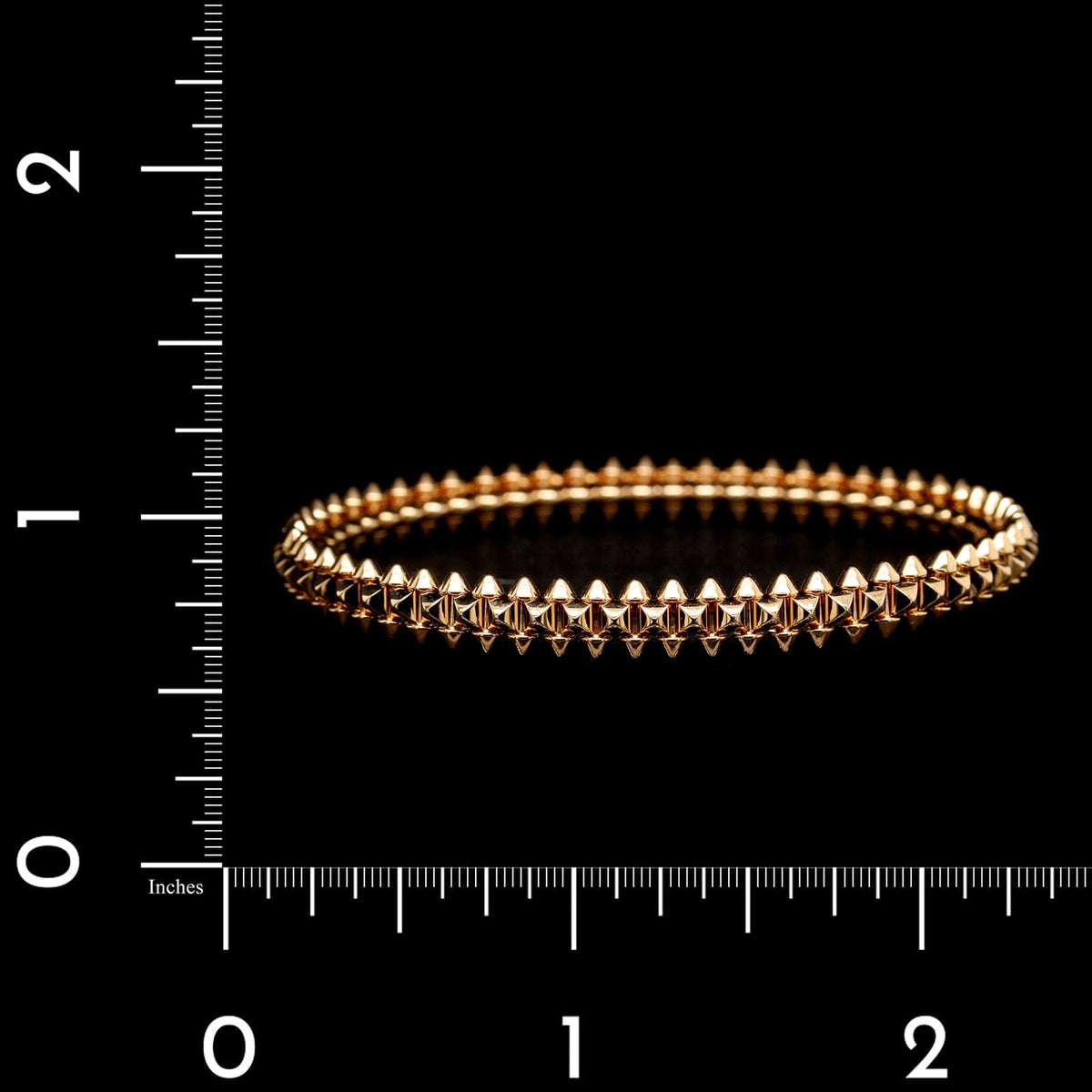 Cartier 18K Rose Gold Estate Calsh de Cartier Small Model Bracelet