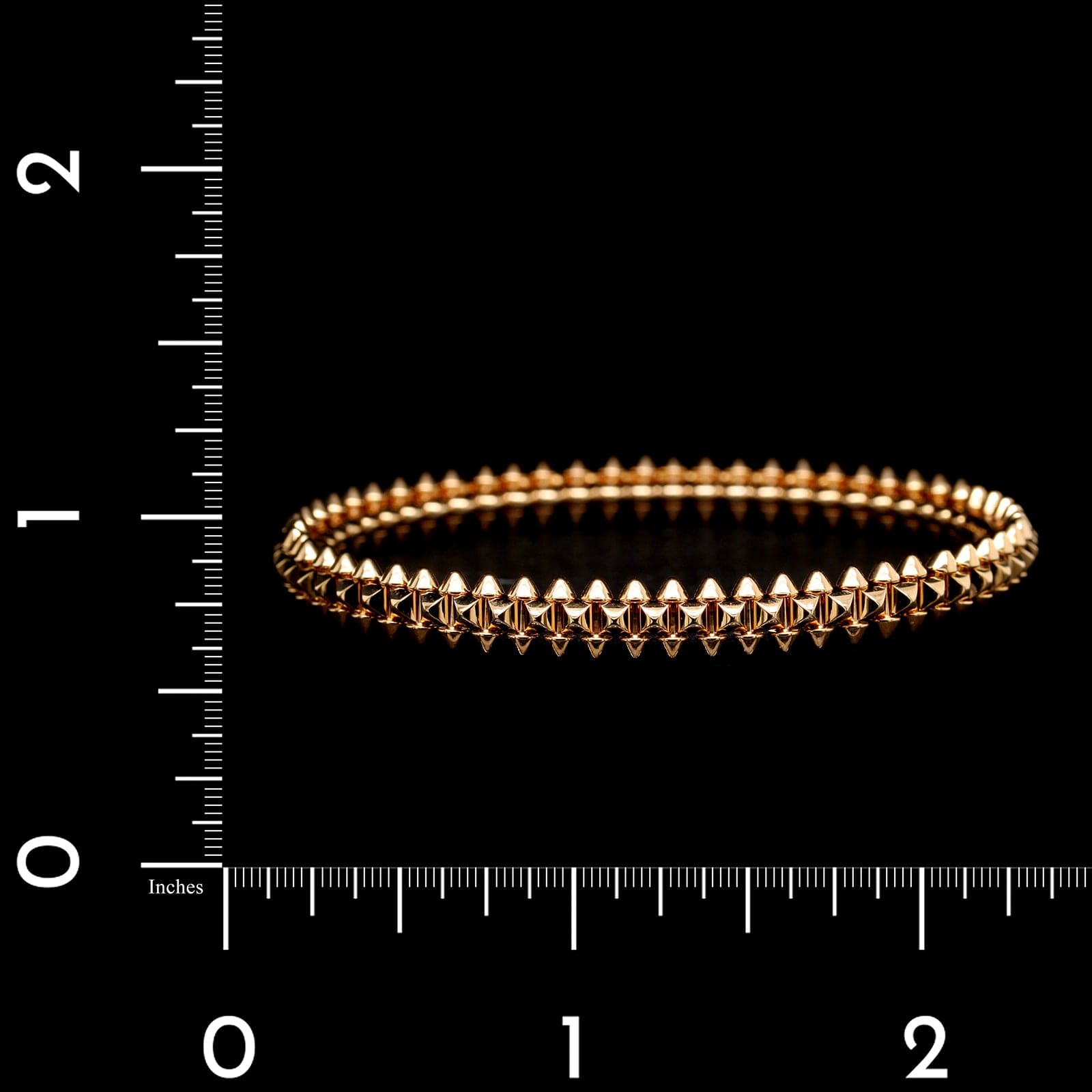 Cartier 18K Rose Gold Estate Calsh de Cartier Small Model Bracelet