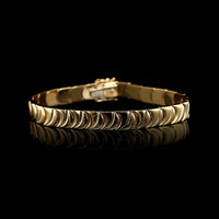 18K Yellow Gold Estate Fancy Link Bracelet