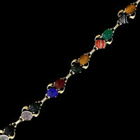 14K Yellow Gold Estate Scarab Bracelet