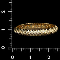 18K Yellow Gold Estate Hinged Bangle Bracelet