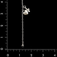 Tiffany & Co. Platinum Estate Heart Lock and Key Bracelet