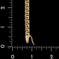 18K Yellow Gold Estate Charm Bracelet