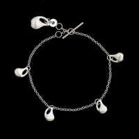 Nanis 18K White Gold Estate Charm Bracelet