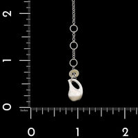 Nanis 18K White Gold Estate Charm Bracelet