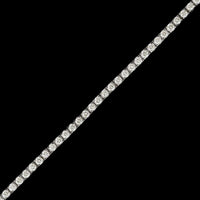 14K White Gold Estate Diamond Tennis Bracelet