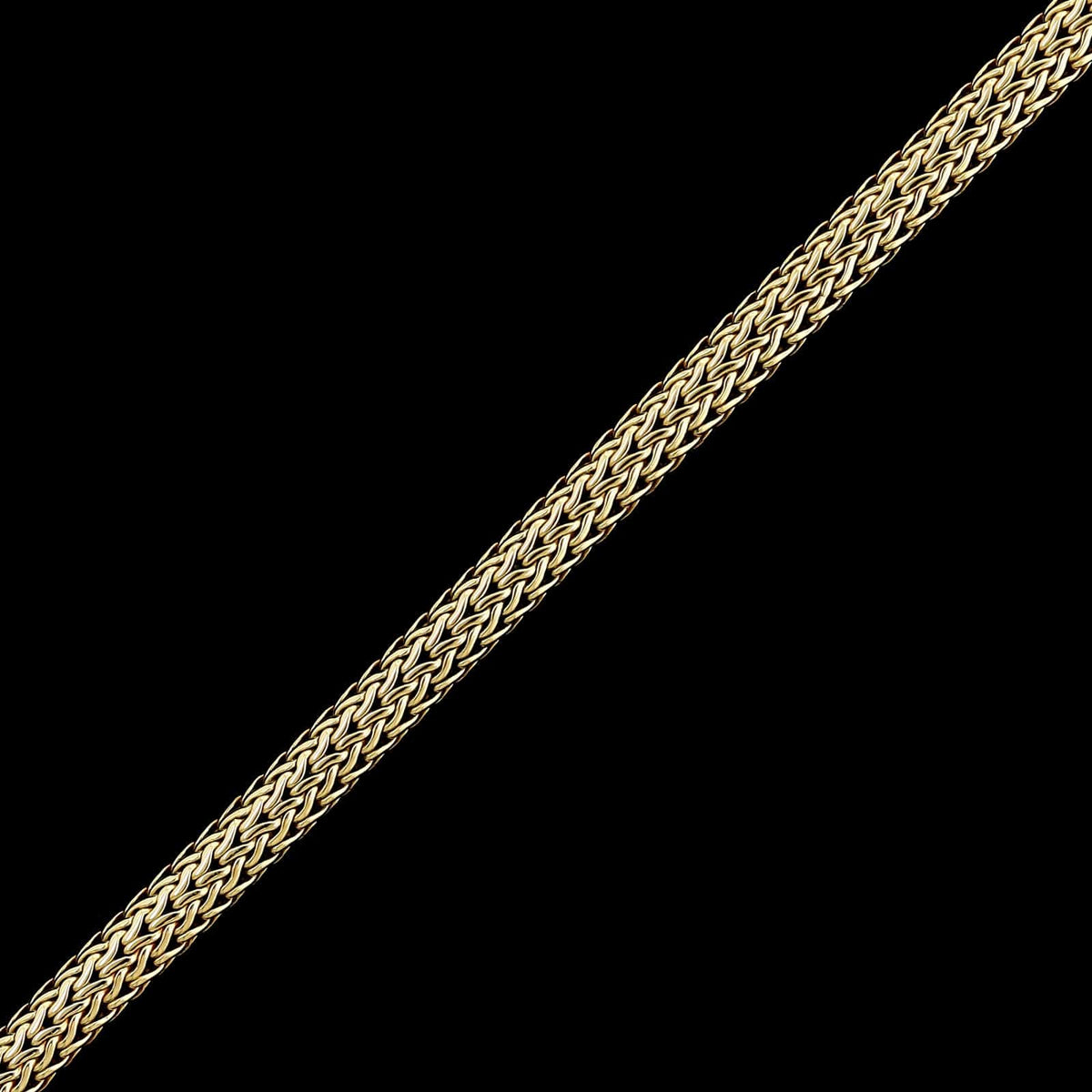 John Hardy 18K Yellow Gold Estate Icon Diamond Bracelet