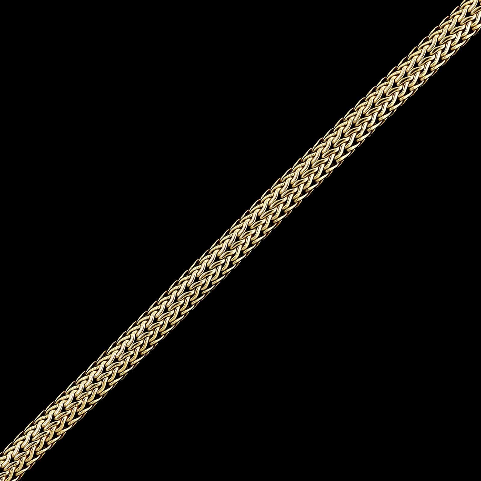John Hardy 18K Yellow Gold Estate Icon Diamond Bracelet