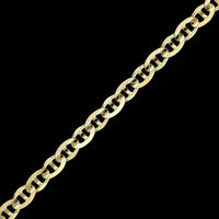 14K Yellow Gold Estate Mariner Link Bracelet