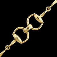 Gucci 18K Yellow Gold Estate Horsebit Bracelet