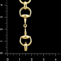 Gucci 18K Yellow Gold Estate Horsebit Bracelet