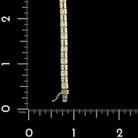 18K Two-tone Gold Estate Diamond Bracelet