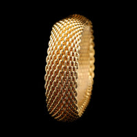 Tiffany & Co. 18K Yellow Gold Estate Somerset Mesh Bracelet