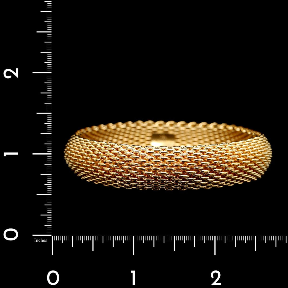 Tiffany & Co. 18K Yellow Gold Estate Somerset Mesh Bracelet