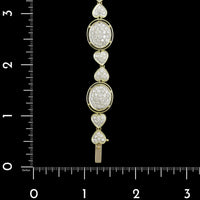 18K Two-tone Gold Estate Diamond Bracelet