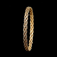 14K Yellow Gold Estate Bangle Bracelet