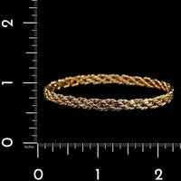 14K Yellow Gold Estate Bangle Bracelet