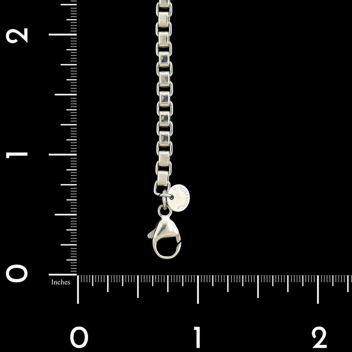 Tiffany & Co. Sterling Silver Estate Venetian Link Bracelet