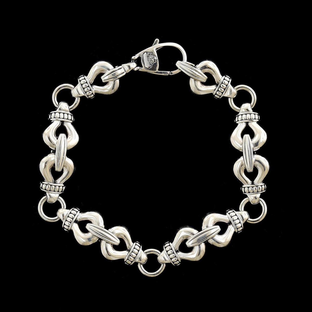Lagos Sterling Silver Estate Derby Link Bracelet