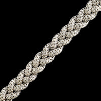 John Hardy Sterling Silver Estate Braided Chain Bracelet