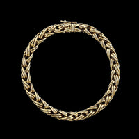 Tiffany &amp; Co. 14K Yellow Gold Estate Woven Link Bracelet