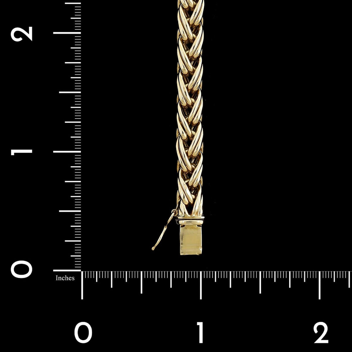 Tiffany &amp; Co. 14K Yellow Gold Estate Woven Link Bracelet