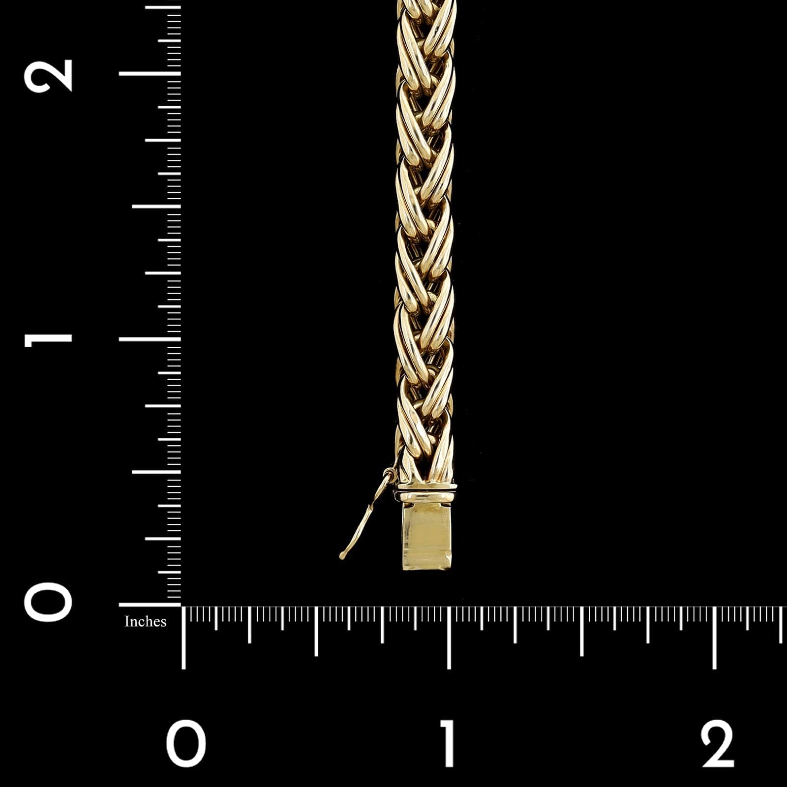 Tiffany &amp; Co. 14K Yellow Gold Estate Woven Link Bracelet