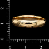 14K Yellow Gold Estate Bangle
