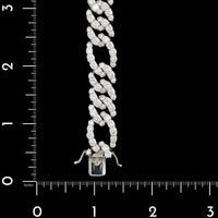 Crivelli 18K White Gold Estate Diamond Link Bracelet