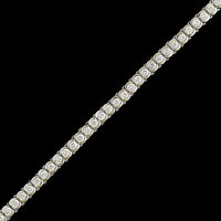 14K White Gold Estate Diamond Tennis Bracelet