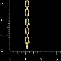 Henry Dunay 18K Yellow Gold Estate Fancy Link Bracelet