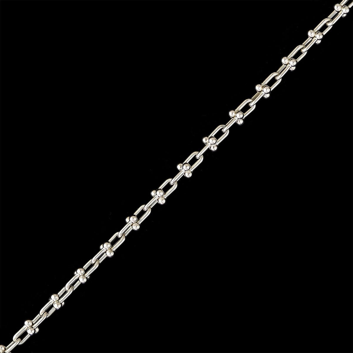 Tiffany & Co. Sterling Silver Estate Hardwear Micro Link Bracelet