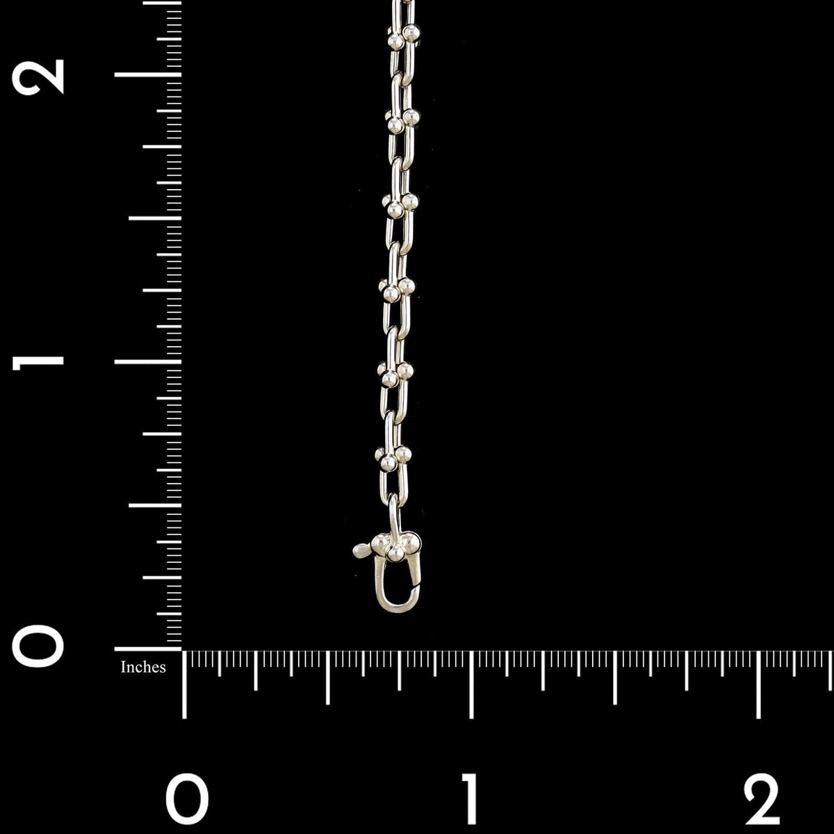 Tiffany & Co. Sterling Silver Estate Hardwear Micro Link Bracelet