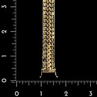 18K Yellow Gold Estate Fancy Link Bracelet