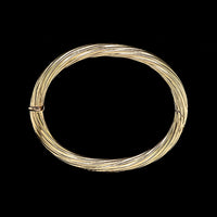 18K Yellow Gold Estate Hinged Bangle