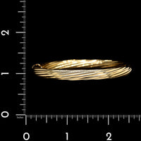 18K Yellow Gold Estate Hinged Bangle