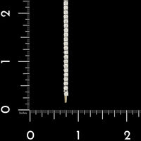 Memoire 18K White Gold Estate Diamond Tennis Bracelet